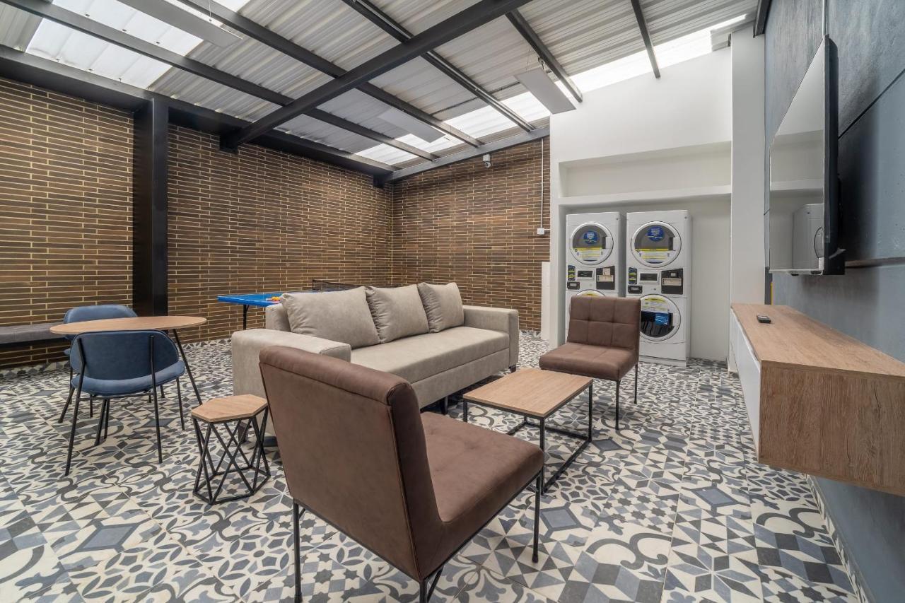 보고타 Dreamy Loft In Parque Virrey 아파트 외부 사진